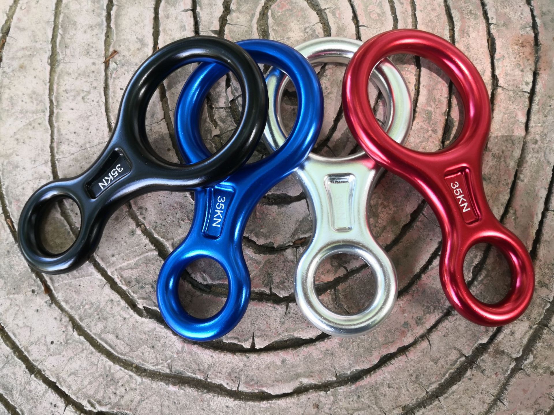 厂家直销航空铝合金8字环 高空消防八字环缓降保护器 8字环下降器