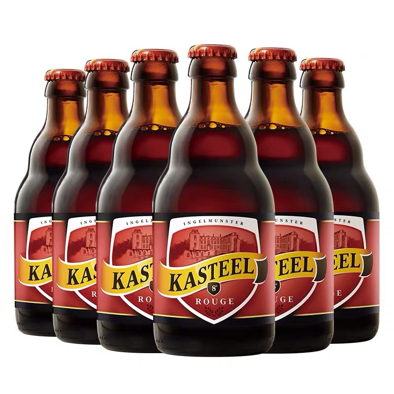 卡尔斯特红啤酒kasteel rouge 比利时啤酒 330ml*24瓶