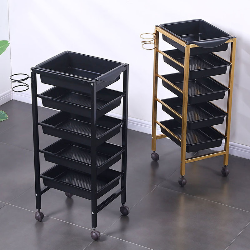 美发推车发廊工具车美容手推车理发店烫染发型师杠车多功能工具柜