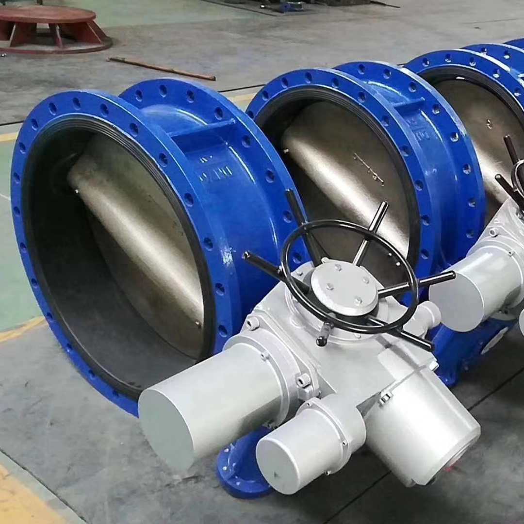 电动蝶阀 d941x-16q 电动法兰蝶阀 中线 软密封铸铁 电动调节蝶阀