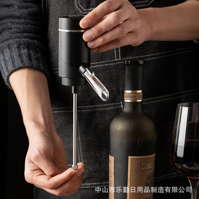 红酒葡萄酒快速醒酒抽酒器套装电动分酒器电子分酒器电子醒酒器
