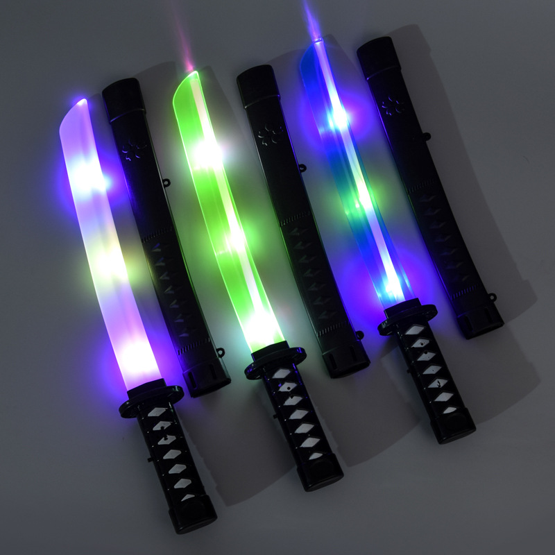 发光卡通武士刀剑声光音乐男孩宝剑儿童网红地摊夜市热卖货源玩具