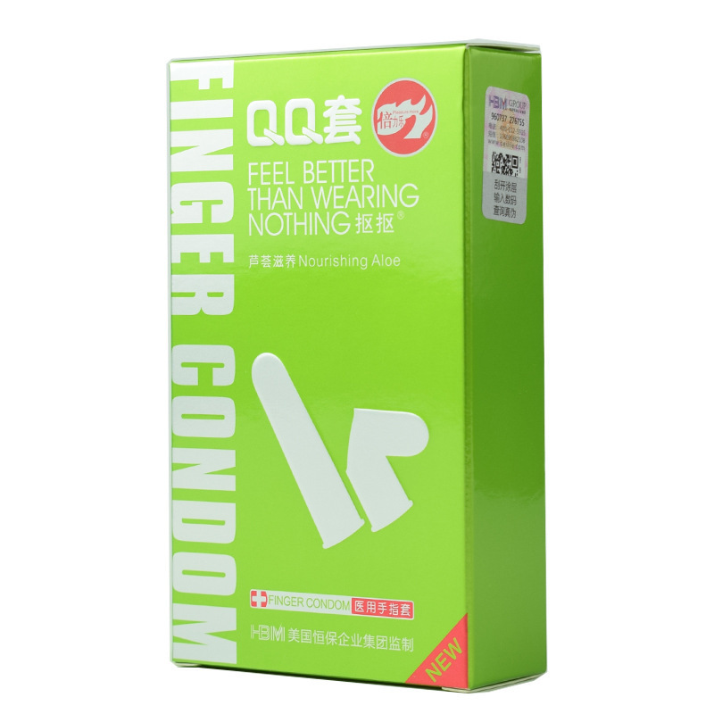 新款倍力乐qq套倍力乐抠扣抠扣套前戏手指按摩套芦荟滋养型手指套