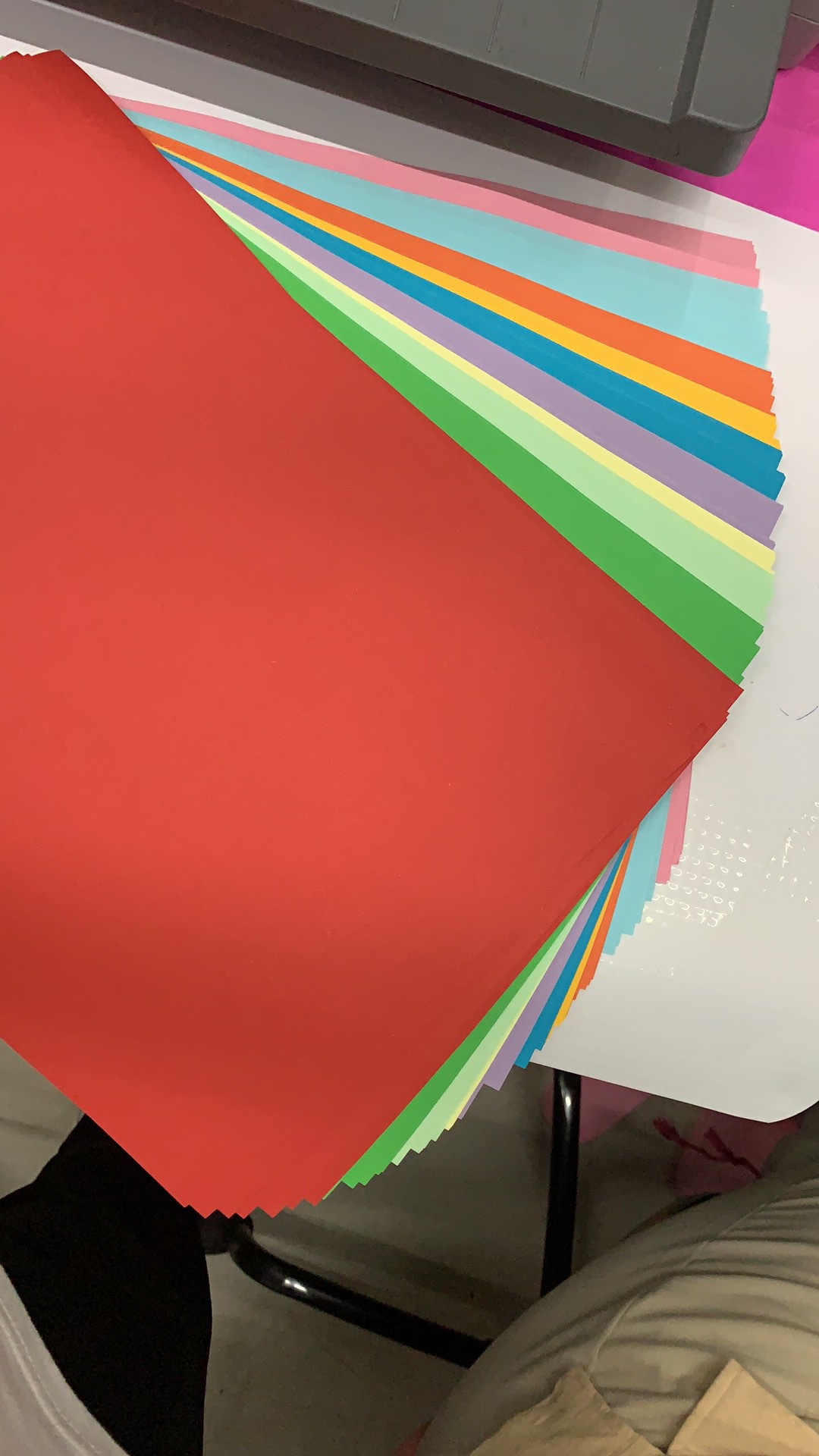 慧洋a4彩色复印纸100张/包 可两面复印混装多色