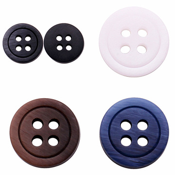 白色衬衫扣子高档树脂百搭灰色男衬衣扣百搭女雪纺衬衫小钮扣蓝色