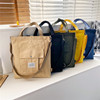 2021 new pattern Canvas bag One shoulder Korean Edition ins Diagonal package ulzzang student Simplicity Capacity pack 2021 new pattern Canvas bag One shoulder Korean Edition ins Diagonal package ulzzang student Simplicity Capacity pack