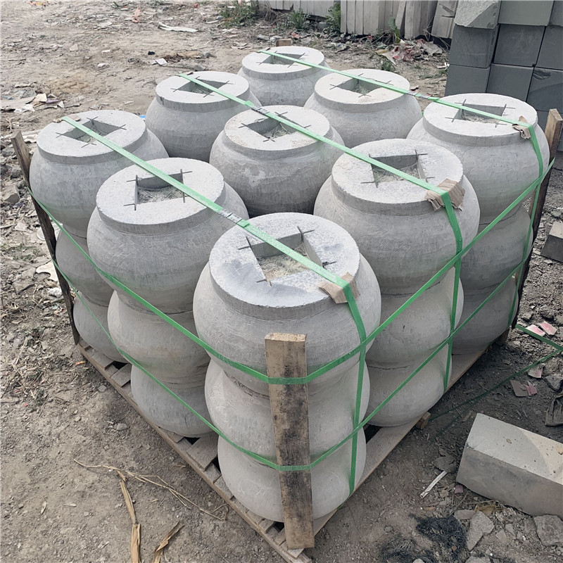 厂家石柱墩 花岗岩柱顶石 青石仿古做旧柱基石柱脚石