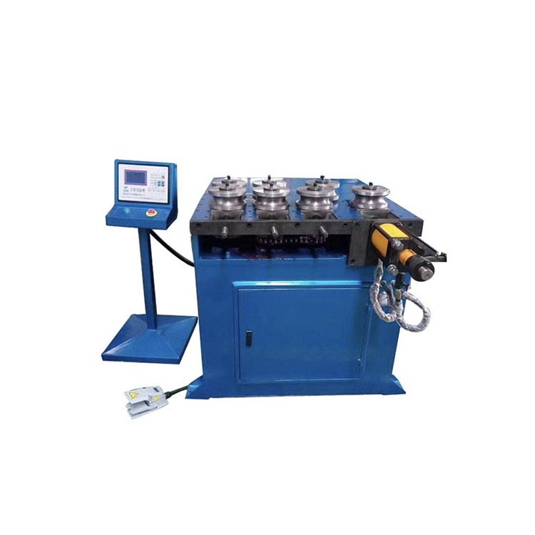 七轮不锈钢管滚圆机厂家直供全自动伺服滚圆机圆管液压盘管打圈机