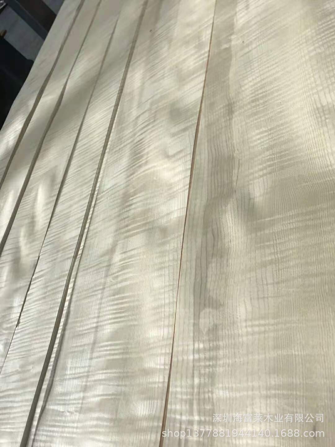 美国白枫影木饰面板 枫影强影排骨影集成墙板 染色