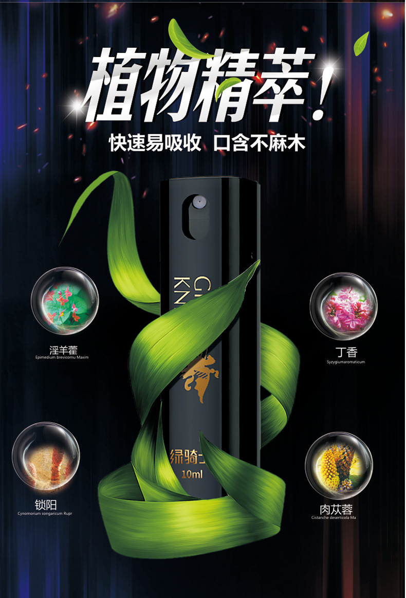 日本丸奈绿骑士 男用外用喷剂女性外用凝露 快感情趣成人用品