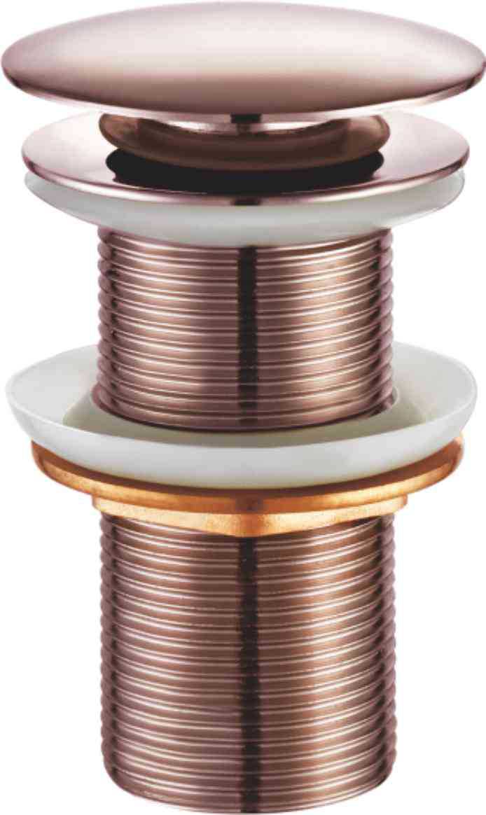 全铜浴缸下水器弹跳芯脚踩式浴缸排水器淋浴房木桶浴盆排水管