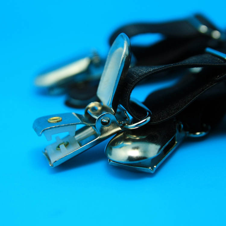 男士长筒丝袜袜夹子袜夹吊袜夹 男式吊袜带硅胶防滑夹大腿环高筒