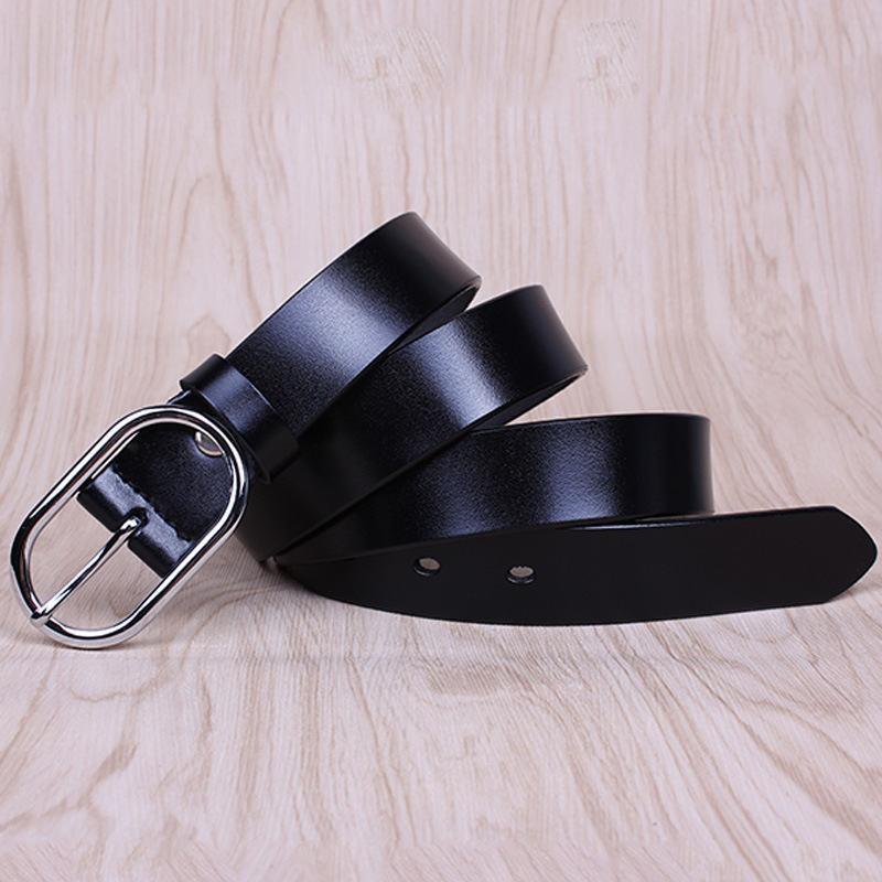 Belt Women's Jeans All-Matching Genuine Leather Simple New Korean Style Belt Women's Fashion Casual Internet Celebrity Pant Belt