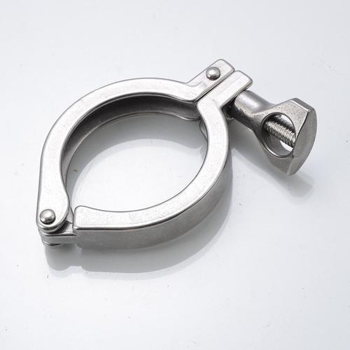 冠高新品上新卫生级304不锈钢卡箍单销精铸管卡管箍卡式接头管夹