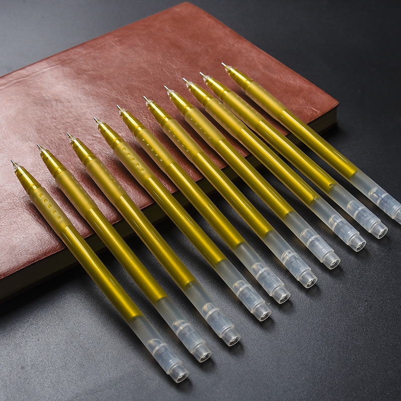 绘画高光笔学生手绘金色勾线笔签字笔美术描边白色提亮手账笔银色