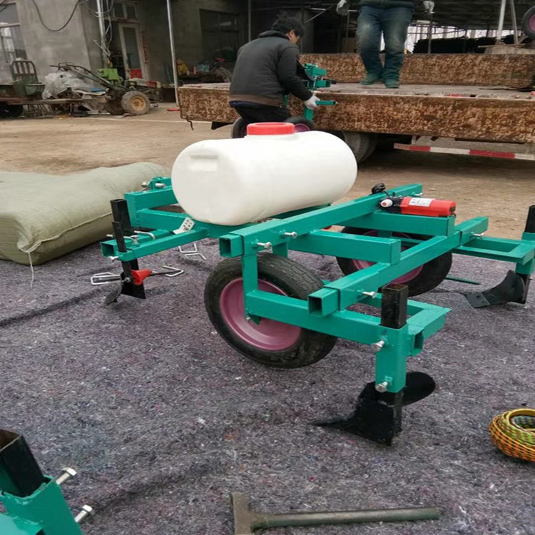 手扶拖拉机地膜机 适合山地丘陵大棚地膜机四轮拖拉机带动地膜机