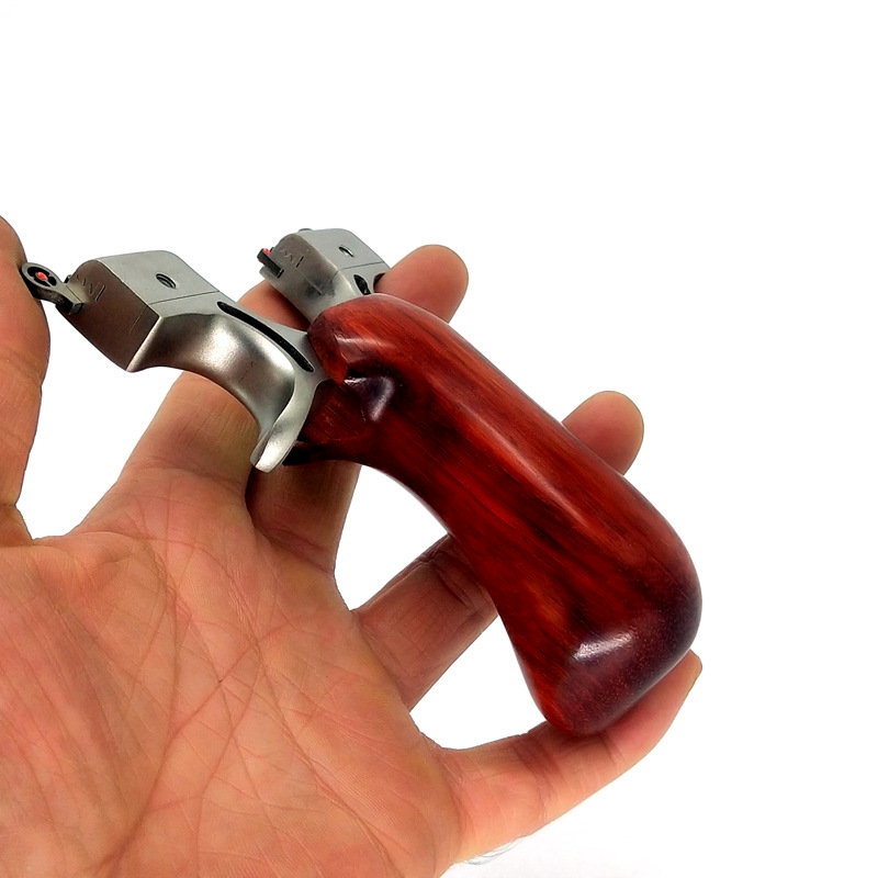 批发不锈钢追龙弹弓 大象快压免绑无极反曲惊魂小象扁皮弹弓