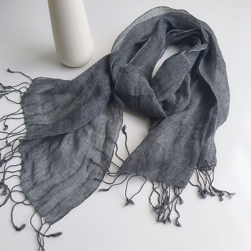 100% Linen Solid Colour Men's' Scarves Summer Spring Japanese Style Air Conditional Shawls Large Size Wraps With Tassels 45x200cm 10 Mallzona 16142485965 1234947732 100% Linen Solid Colour Men's' Scarves Summer Spring Japanese Style Air Conditional Shawls Large Size Wraps With Tassels 45x200cm Mallzona