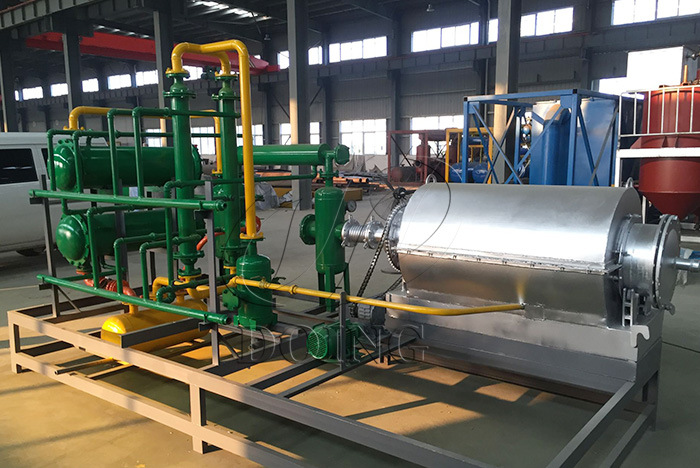 小型废轮胎炼油设备 小型废旧轮胎热裂解炼油设备 小型炼油设备