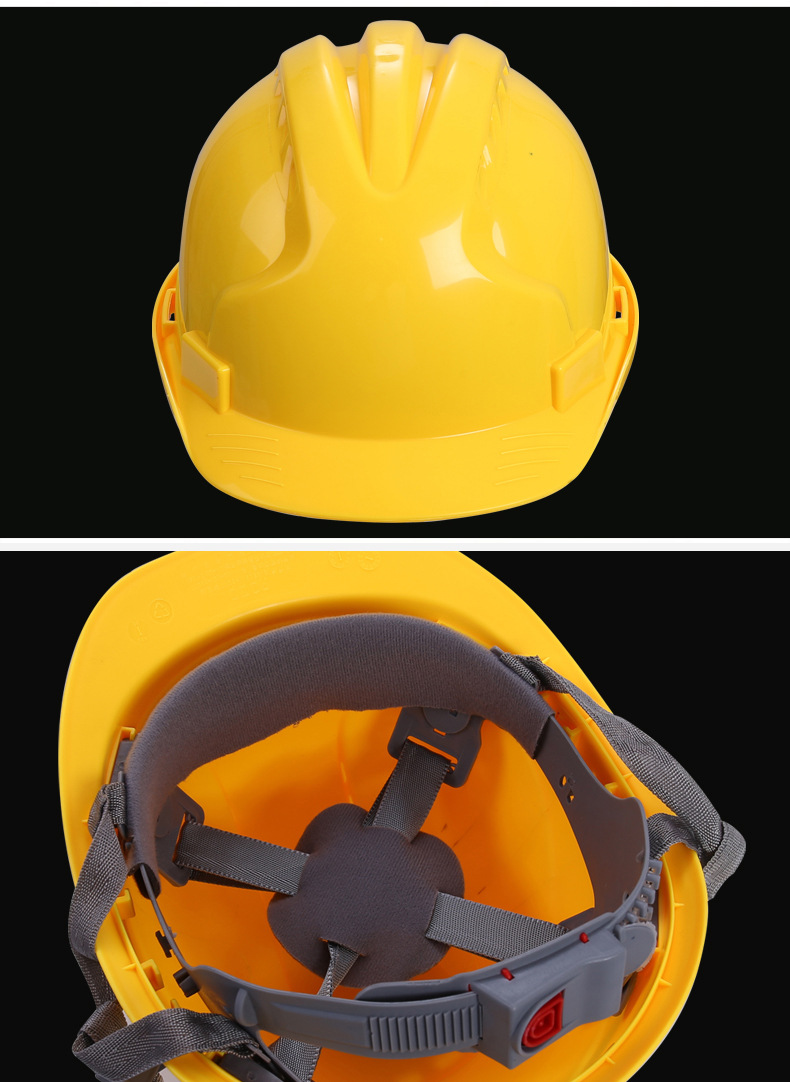 安全帽 工地建筑施工帽abs国标安全头盔电力劳保防撞安全帽厂家