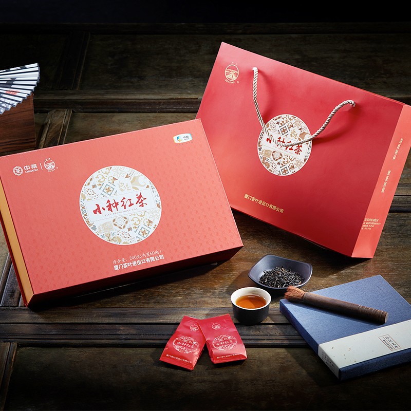 中粮旗下中茶海堤茶叶小种红茶礼盒装送礼xbt233-阿里巴巴