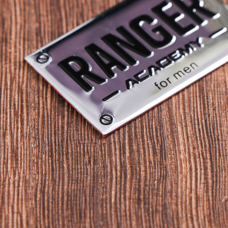 腐蚀丝印反光铭牌 机械设备箱包家具标识牌 通用金属标牌可印logo