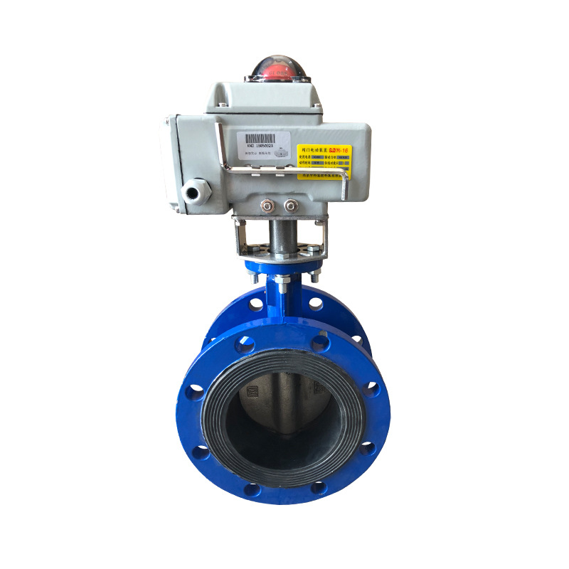 电动蝶阀 法兰蝶阀 电动蝶阀门 软密封蝶阀 dn40-dn400