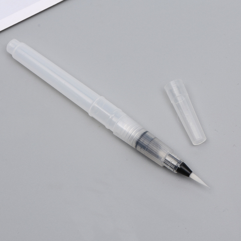 直供自来水笔固体颜料储水笔套装水溶性颜料笔尼龙毛画笔批发