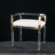 厂家直销亚克力凳脚有机玻璃家具沙发脚高透明水晶亚克力凳脚桌脚