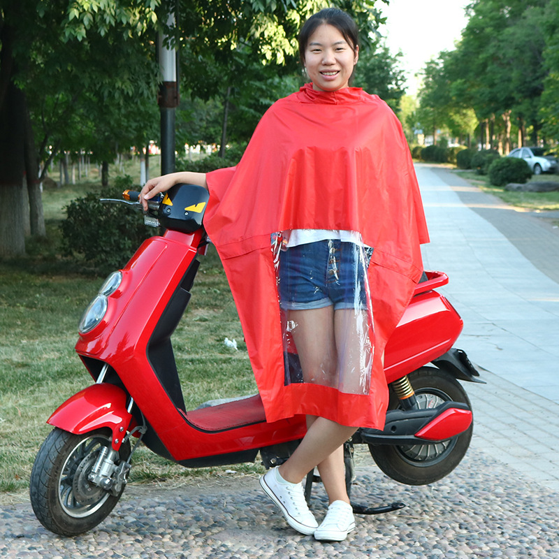 Electric Car Motorcycle Raincoat Motorcycle Accessories Gift Raincoat Bicycle Battery Car Raincoat Single Double Poncho Wholesale