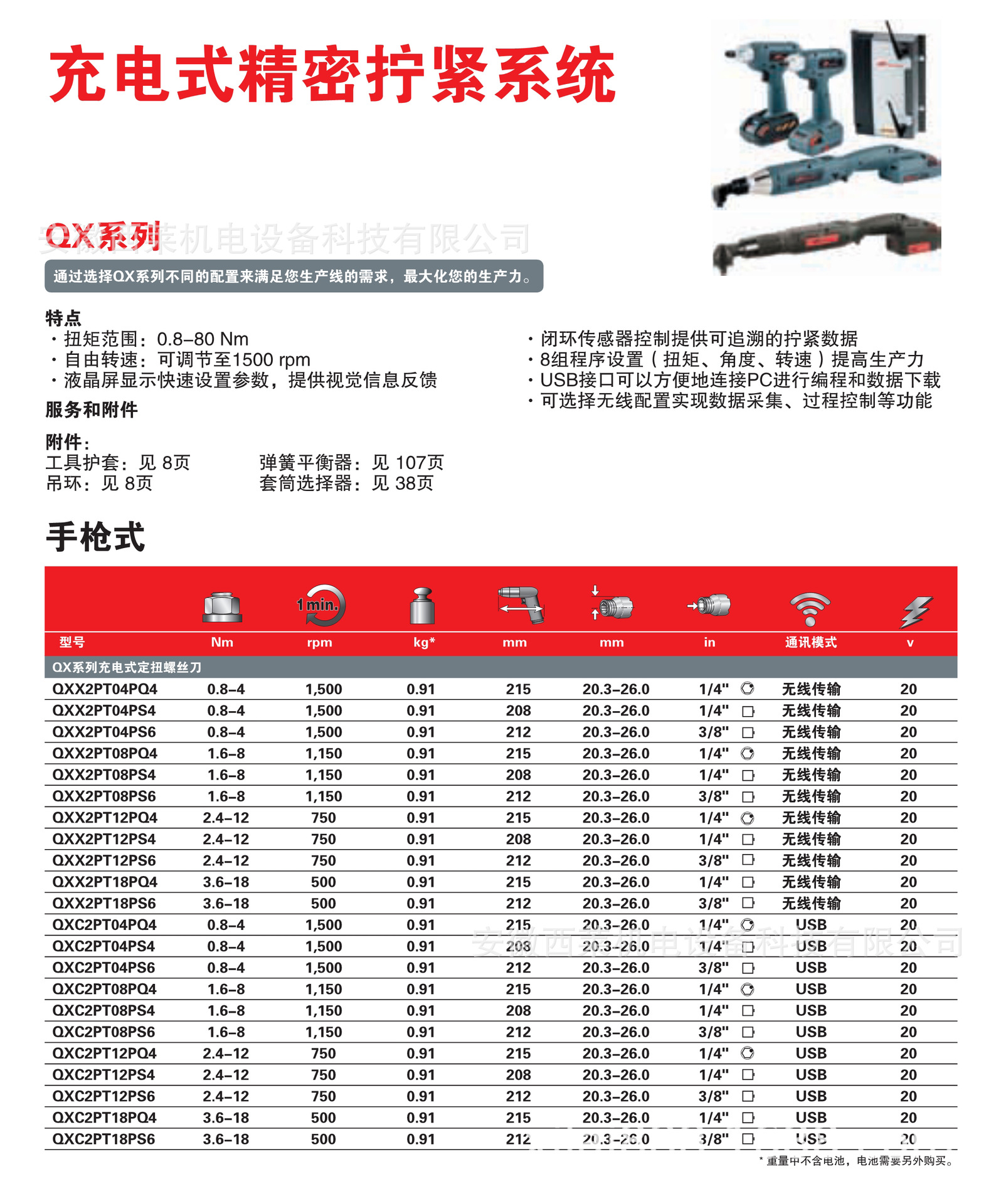 英格索兰/扭矩枪/精密拧紧/电动扳手/扭矩控制