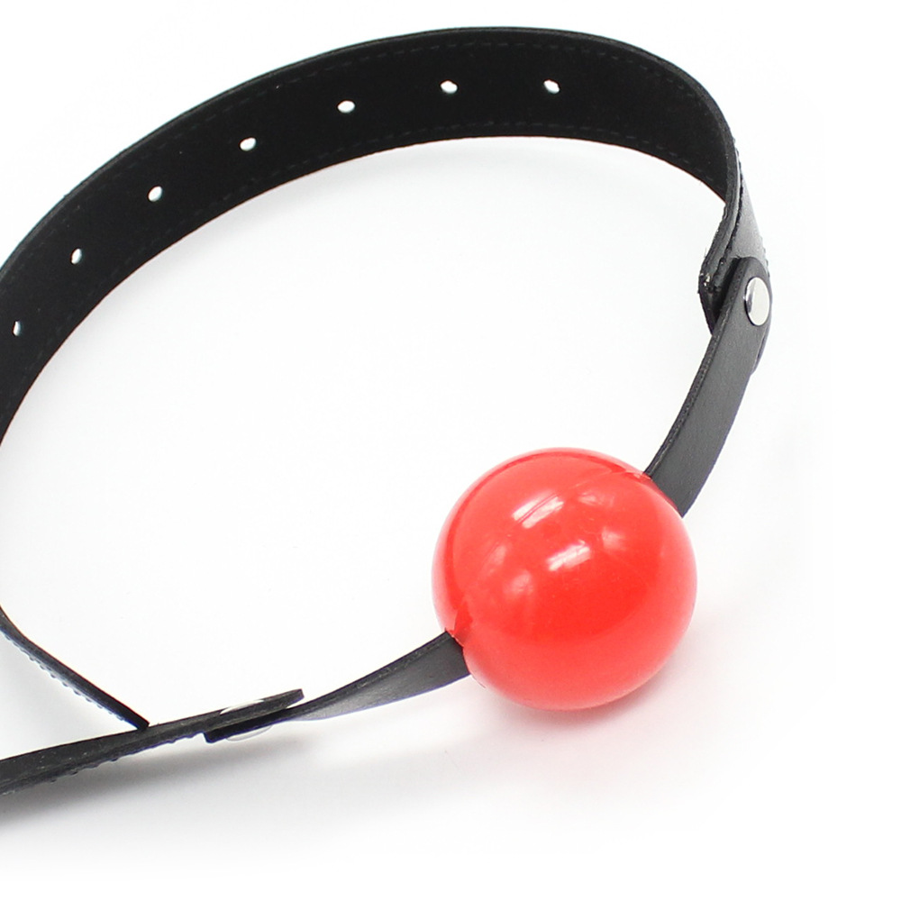 工厂店批发情趣用口软球口塞皮革口球嘴塞玩具cosplay演出道具品