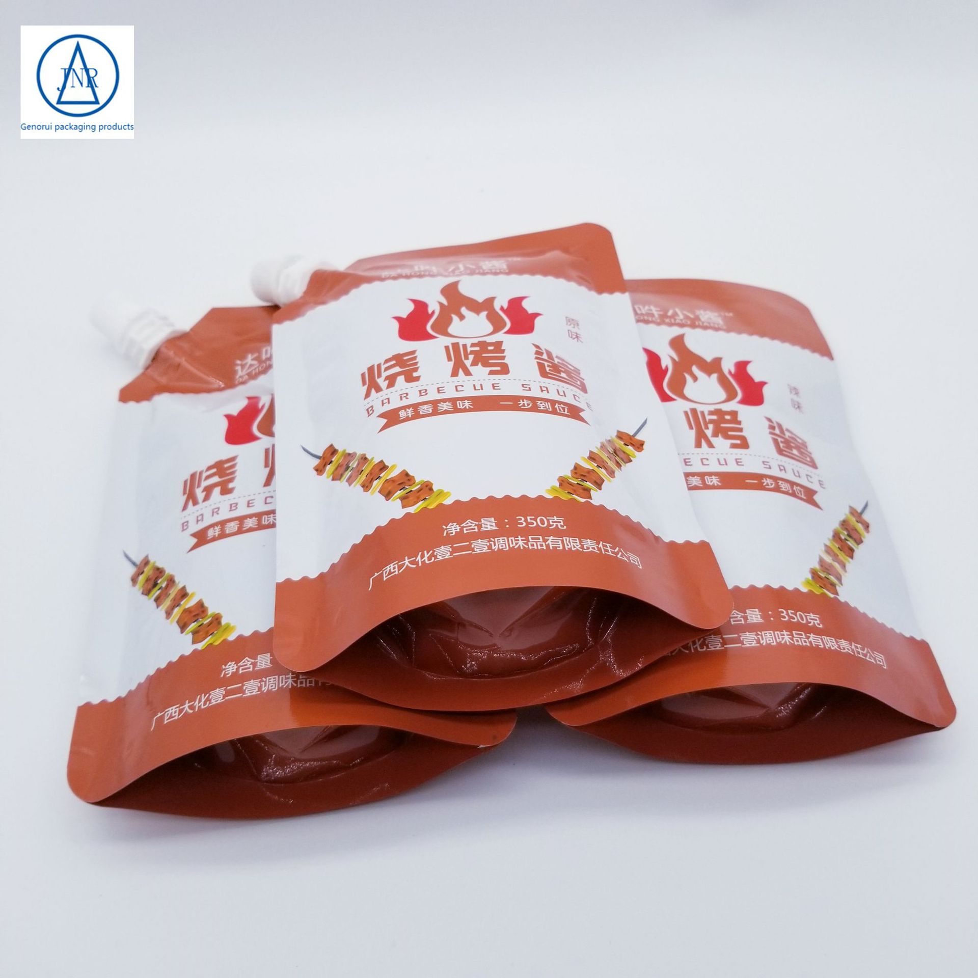定制烧烤酱原味香辣餐饮商用烧烤酱袋 烤肉酱 刷肉酱蒜蓉大蒜酱袋
