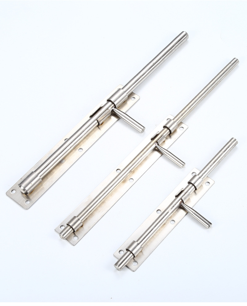 不锈钢地插销 插销 地插加厚上下插 大门天地插销 地锁 门窗配件