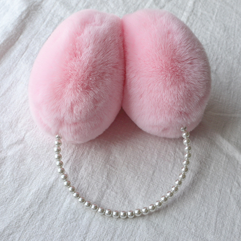 Factory] Bread Earmuffs Warm Ear Covers Earmuff Ear Warmer Men and Women Plush Earmuffs Parent-Child Earmuffs Imitation Rex Rabbit Ear Warmer