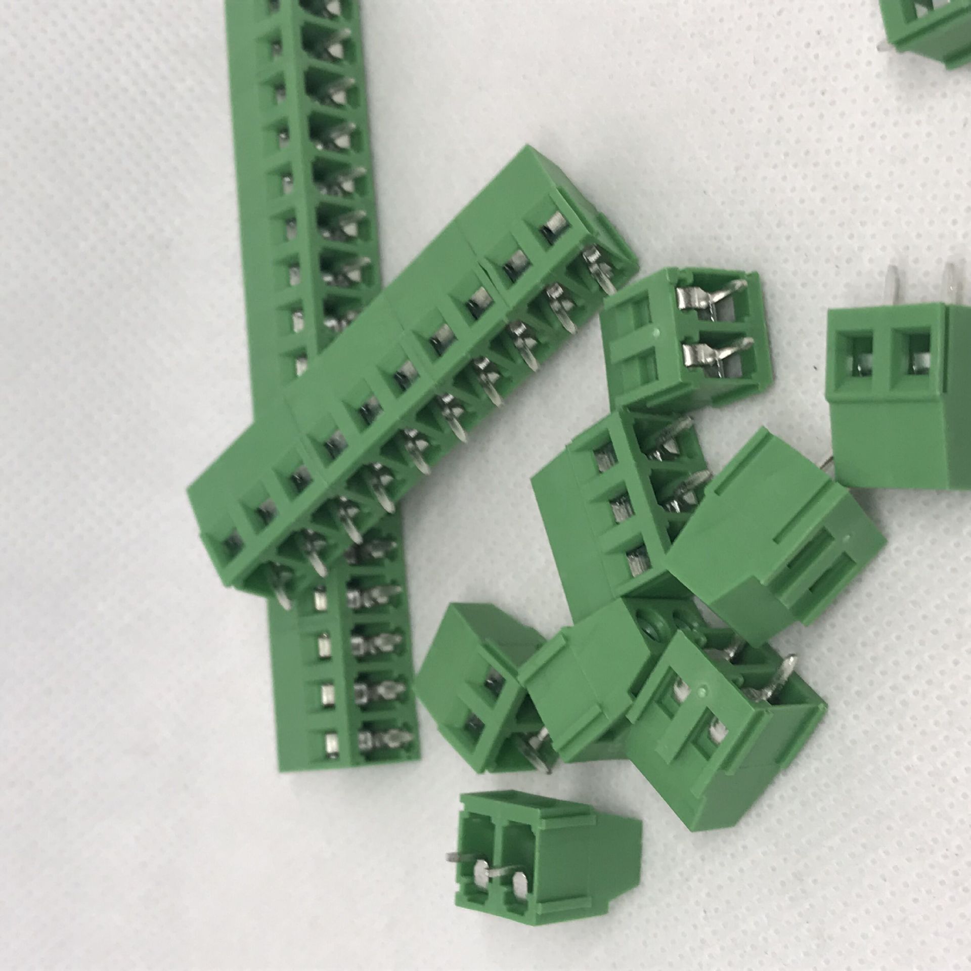 螺钉式pcb接线端子128-5.08mm间距铜引脚 2p-3p可随意组合