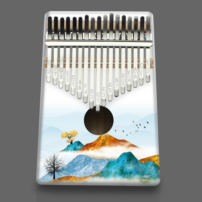拇指琴kalimba手指琴17音卡林巴乐器音乐外贸工厂直销现货代发