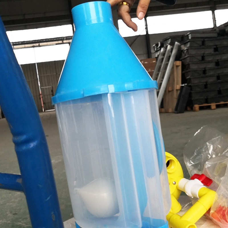 喂猪自动下料桶自动化养殖饲喂设备猪舍6升定量桶畜牧养殖定量杯