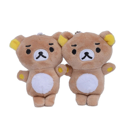 3寸轻松小熊熊公仔挂件毛绒吊饰布偶小动物