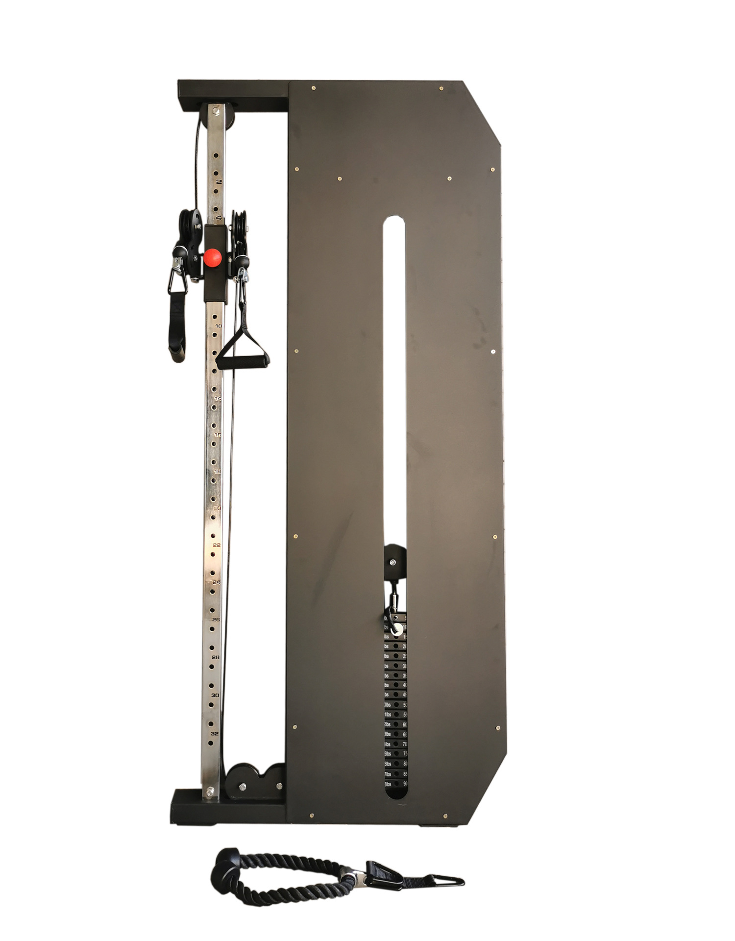 贴墙健身飞鸟架 墙体家用小飞鸟龙门架 单边小飞鸟靠墙飞鸟训练器