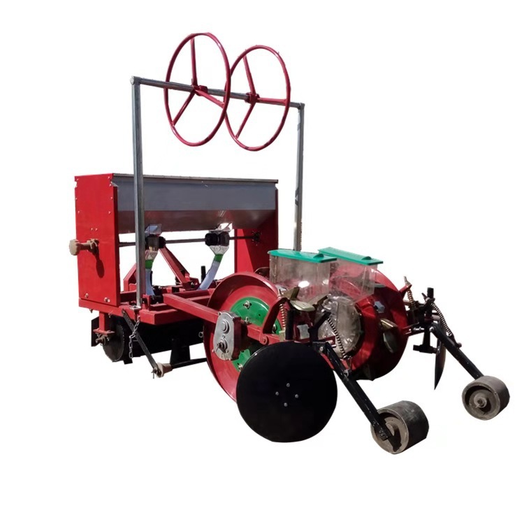 农用玉米覆膜播种机黏玉米膜上播种机谷物精播机行距株距可调