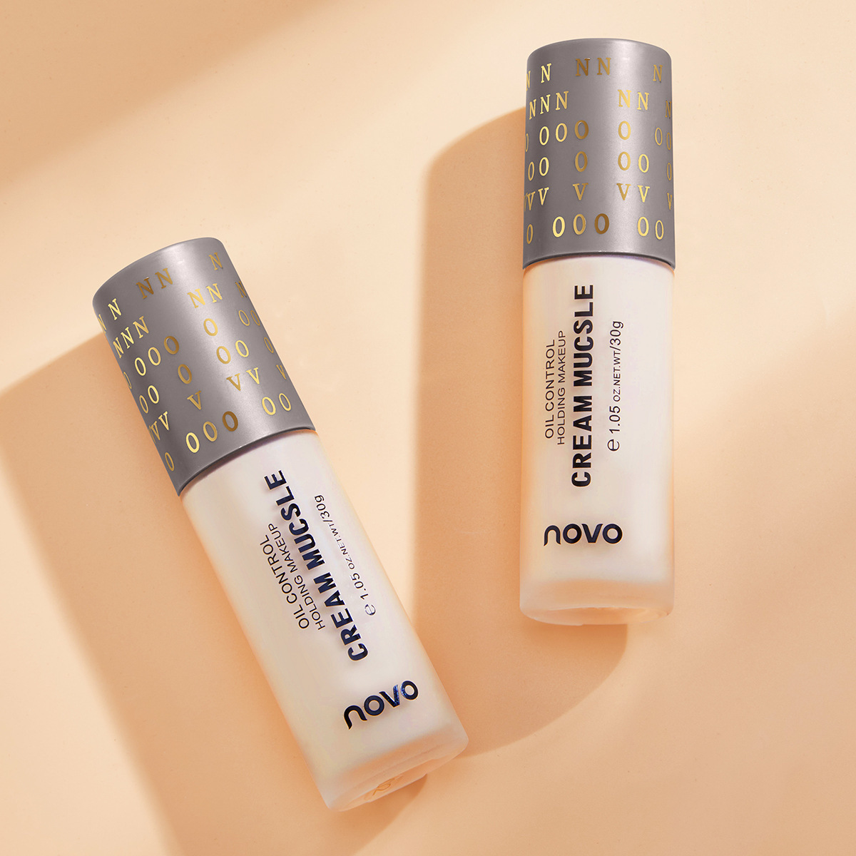 novo微光乳霜粉底液遮瑕遮痘提亮肤色持久控油保湿水润奶油肌粉底