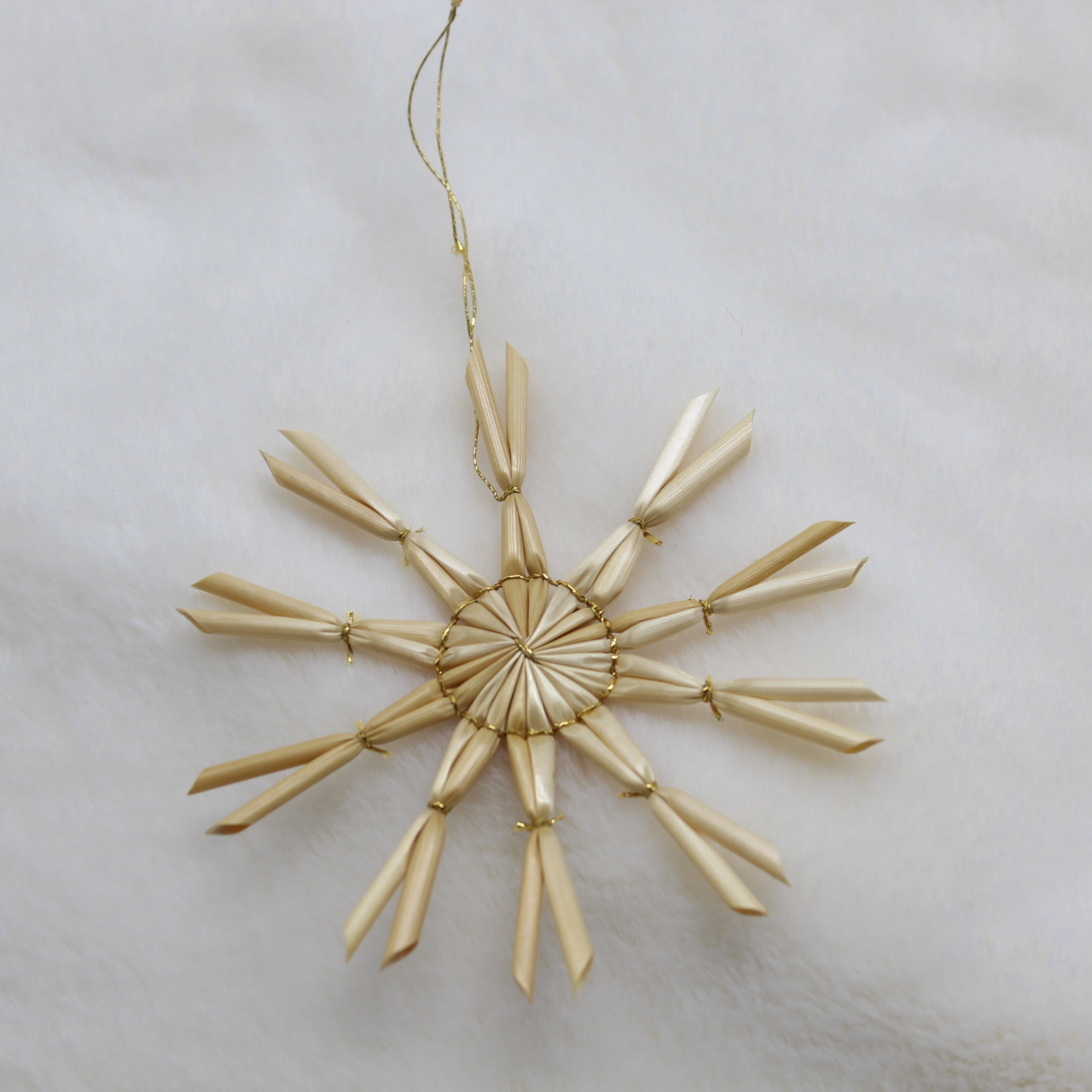 11cm草编麦秆编织工艺品纯手工圣诞礼品圣诞树装饰热卖中