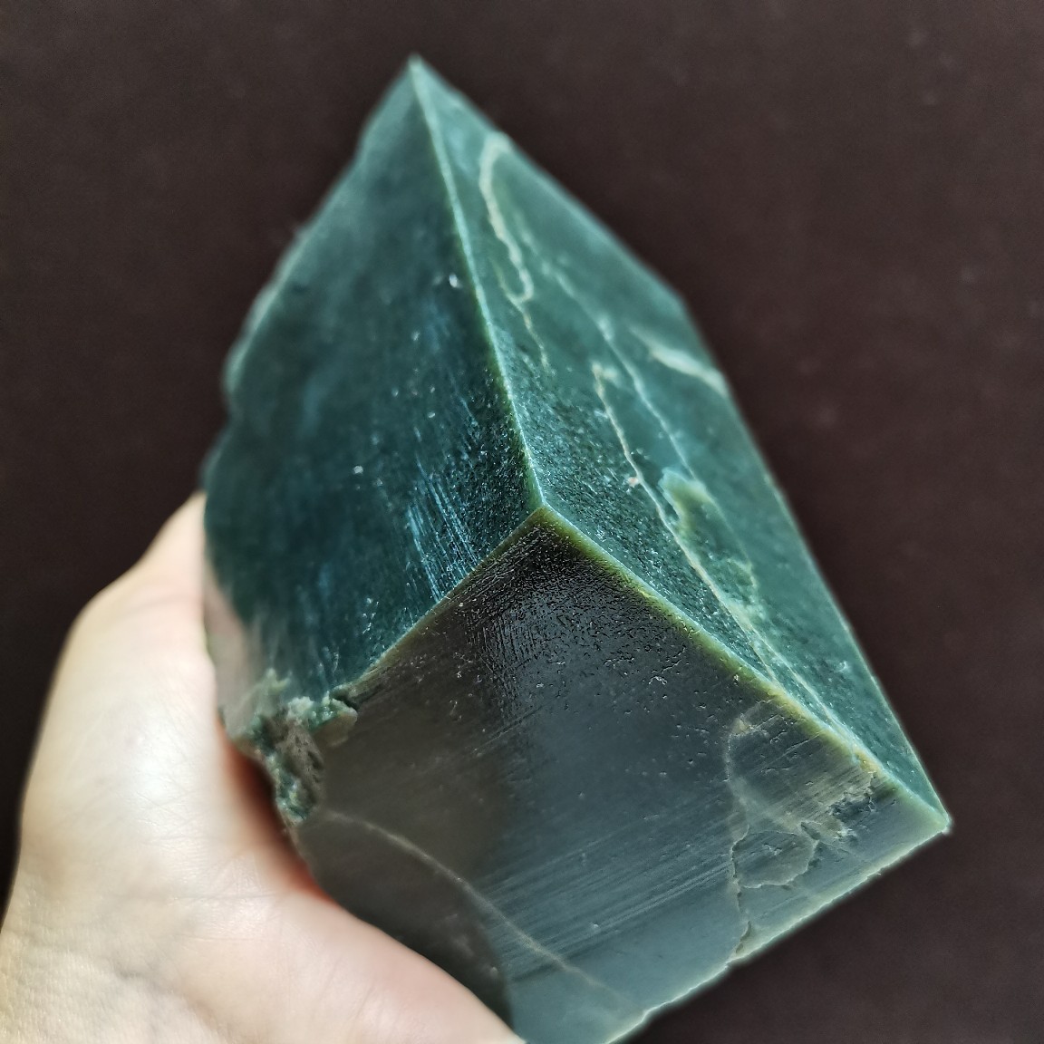 新疆和田玉青玉原石摆件原料手把件原料和田玉原石和田玉山料保真