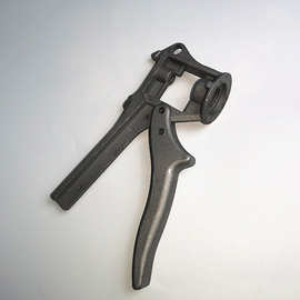 实力工厂美缝胶枪配件 锌铝合金把手压铸件加工 胶枪铝件