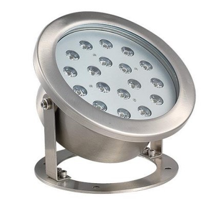 18w 24w水下射灯喷泉投光灯ip68水下灯直径215/216mm304不锈钢