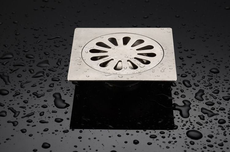 不锈钢地漏芯加厚方形卫生间阳台厨房淋浴防虫水漏盖10*10cm