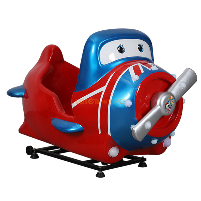 新款厂家土豪金摇摆机儿童电动投币小汽车摩托车小马摇摇车