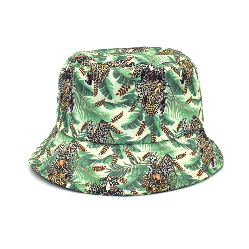 European and American New Flame Printing Bucket Hat Trendy Men and Women Street Trend Bucket Hat Outdoor Travel Sun Protection Hat