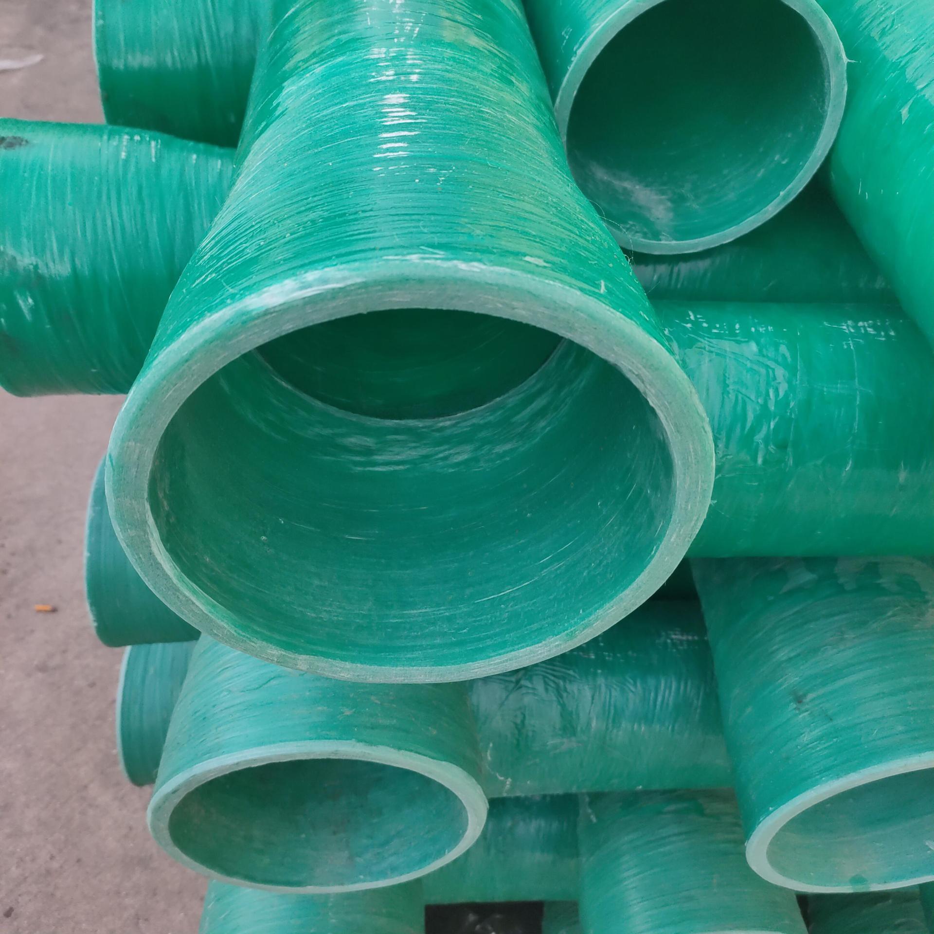 玻璃钢夹砂管玻璃纤维管市政排污排水管道电缆保护管道广东厂家